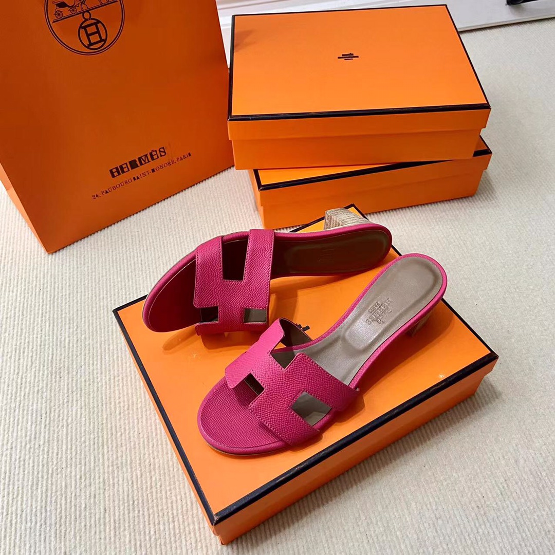 에르메스 올수공 오아시스 슬리퍼 샌들 앱송 32